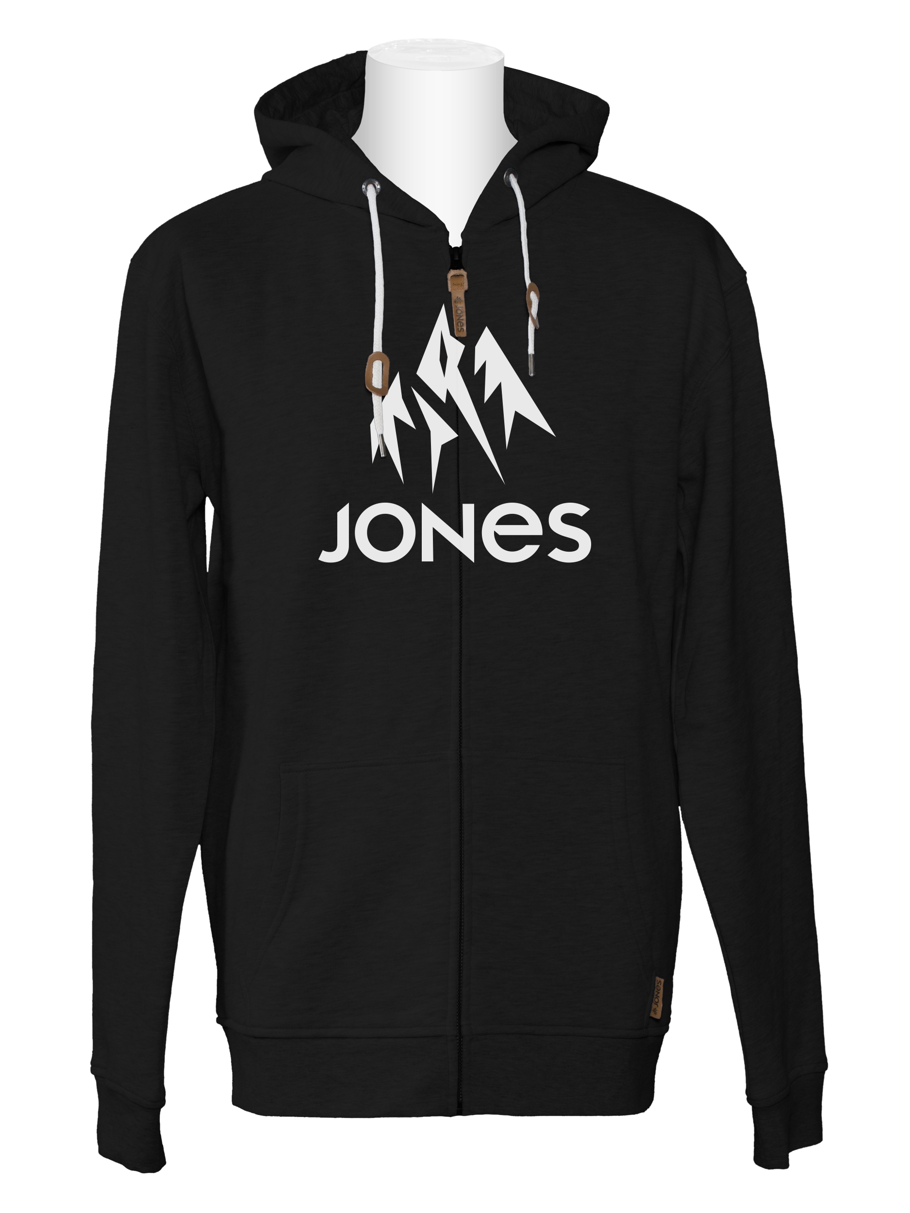 4. Jones Truckee Hoody Zip Black