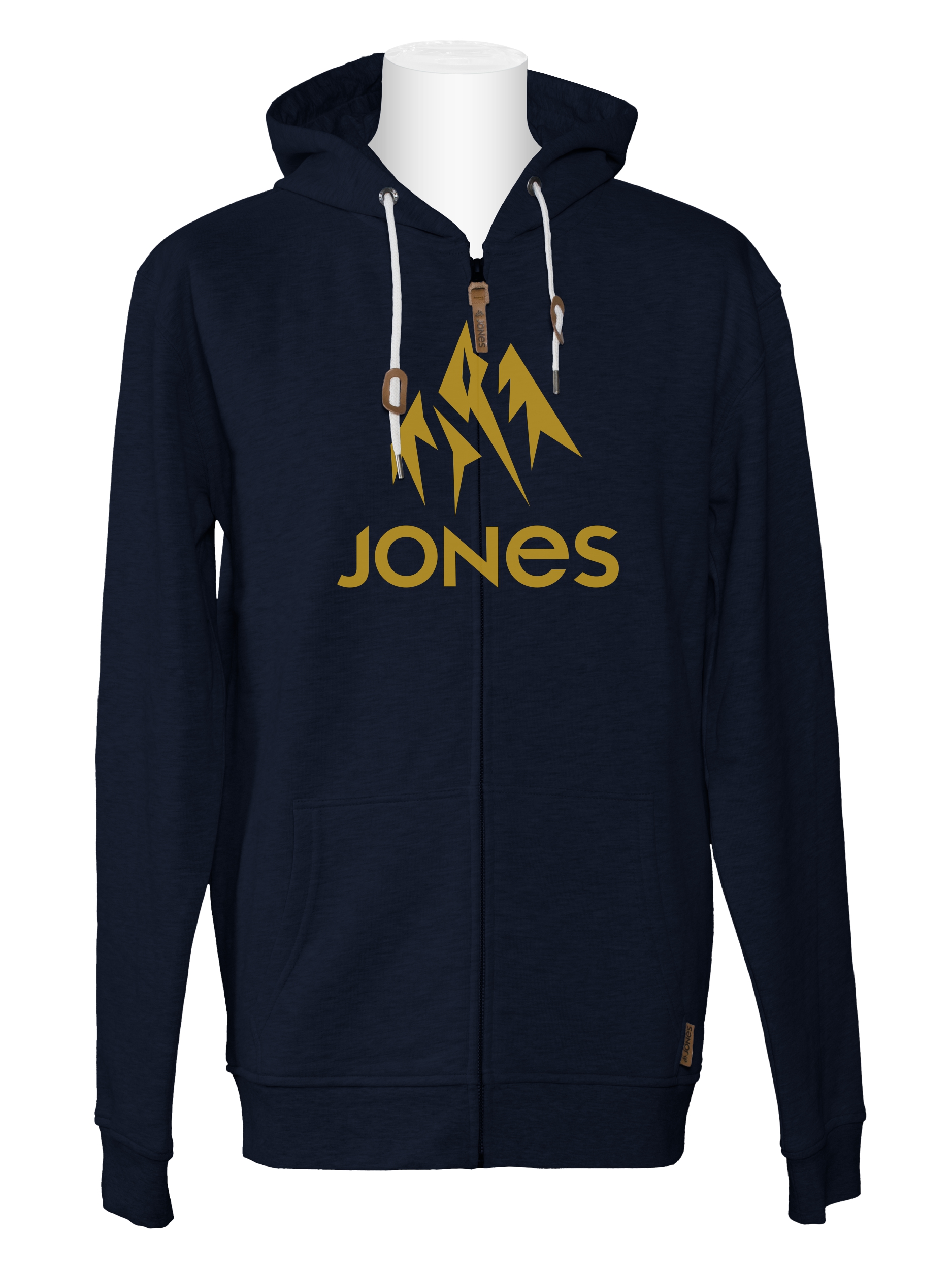 4. Jones Truckee Hoody Zip Navy
