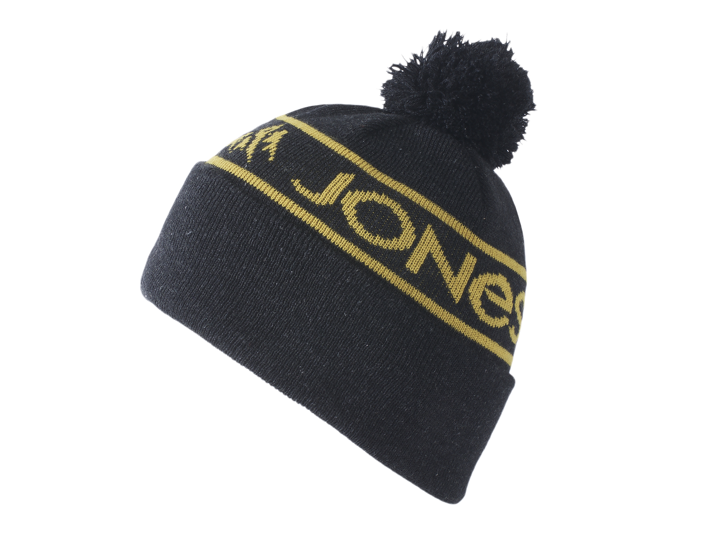 7. Jones Chamonix Beanie Black Mustard